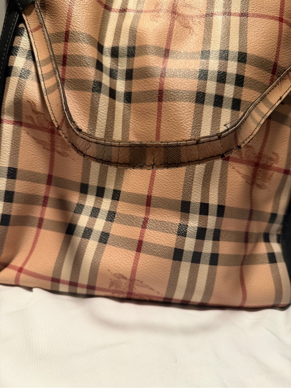 Burberry Haymarket Small Canterbury Tote Bag - Picture 8 of 15